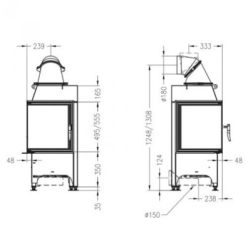 Каминная топка Spartherm Mini 2R 4S_3 Каминная топка Spartherm Mini 2R 4S_3