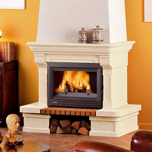 Каминная облицовка Supra Charleston 3, белый_0 Каминная облицовка Supra Charleston 3, белый_0