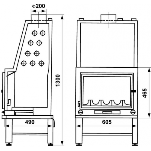 Каминная топка Tarnava AquaTar Retro 20_1 Каминная топка Tarnava AquaTar Retro 20_1
