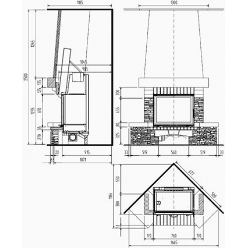 Каминная облицовка Richard Le Droff Chasseneuil_1 Каминная облицовка Richard Le Droff Chasseneuil_1
