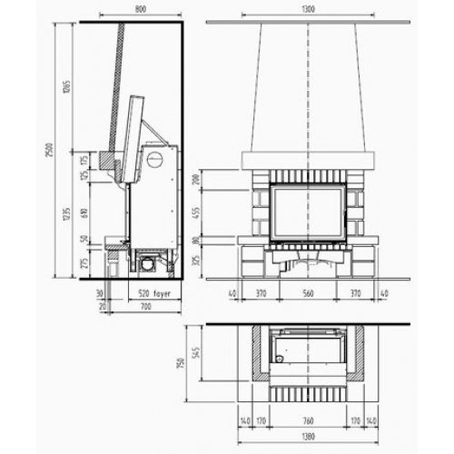 Каминная облицовка Richard Le Droff Sirrha_1 Каминная облицовка Richard Le Droff Sirrha_1