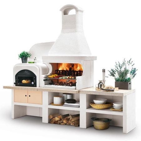 Барбекю Malibu 2: Гриль c духовкой слева (Palazzetti)_1 Барбекю Malibu 2: Гриль c духовкой слева (Palazzetti)_1