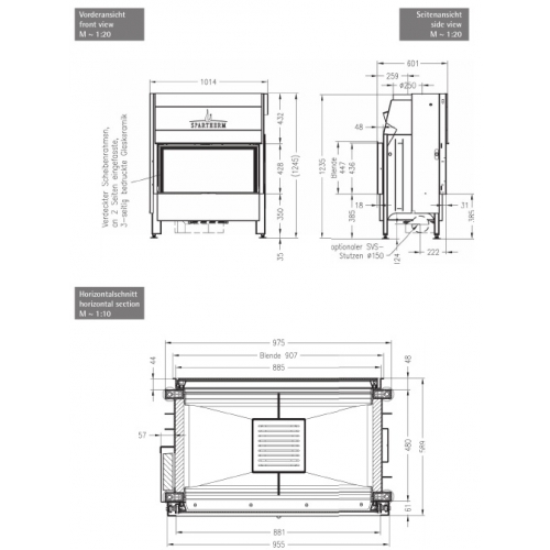 Каминная топка Spartherm Varia A-FDh 3S_2 Каминная топка Spartherm Varia A-FDh 3S_2