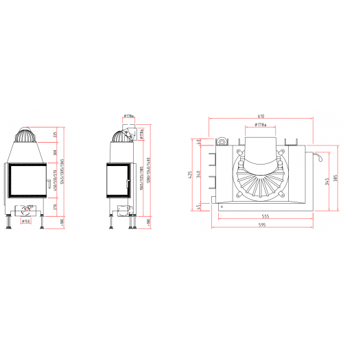 Каминная топка Schmid Ekko R 5545_1 Каминная топка Schmid Ekko R 5545_1