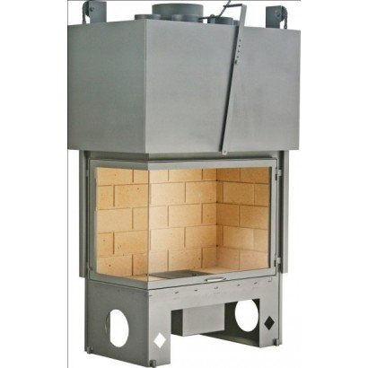 Totem lateral 900 стандартная версия (конвекторный кожух + короб на гильотину) - стекло справа_0 Totem lateral 900 стандартная версия (конвекторный кожух + короб на гильотину) - стекло справа_0