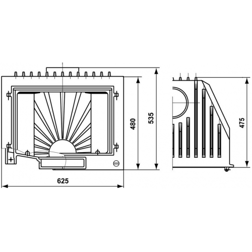 Каминная топка Tarnava Universal Porta 14_1 Каминная топка Tarnava Universal Porta 14_1