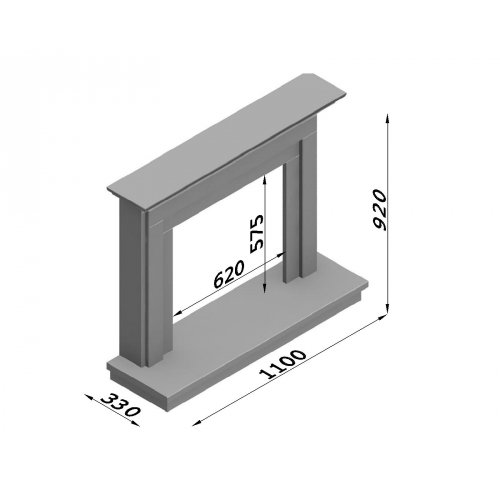 Каминная облицовка Glivi Флоренция_1 Каминная облицовка Glivi Флоренция_1