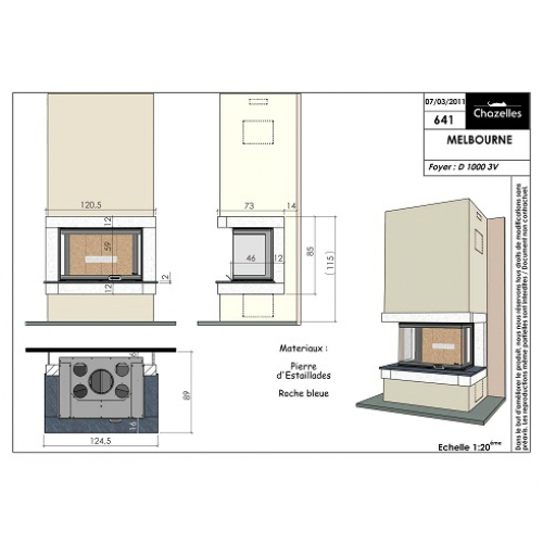 Каминная Облицовка  Chazelles Melbourne_1 Каминная Облицовка  Chazelles Melbourne_1