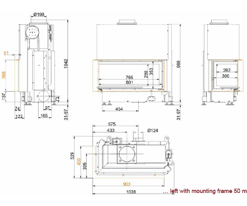 Brunner Architektur-Kamin Eck 38/86/36_2 Brunner Architektur-Kamin Eck 38/86/36_2