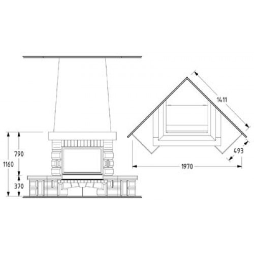 Каминная облицовка Supra Beaurivage + Iroko_1 Каминная облицовка Supra Beaurivage + Iroko_1