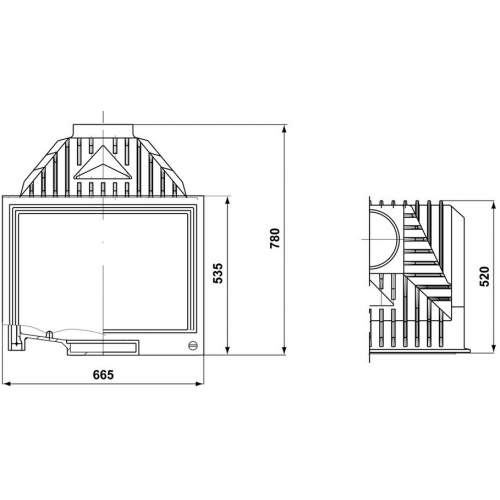 Каминная топка Tarnava Professional Verto 21_1 Каминная топка Tarnava Professional Verto 21_1