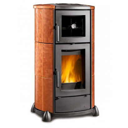 La Nordica-Extraflame cortina forno maiolica cuoio_0 La Nordica-Extraflame cortina forno maiolica cuoio_0