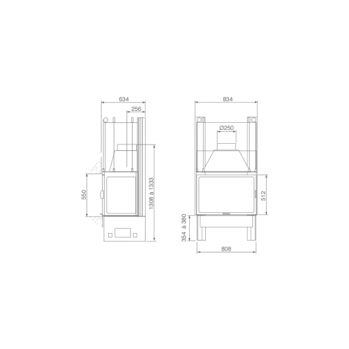Каминная топка Richard Le Droff 2511 NS_1 Каминная топка Richard Le Droff 2511 NS_1