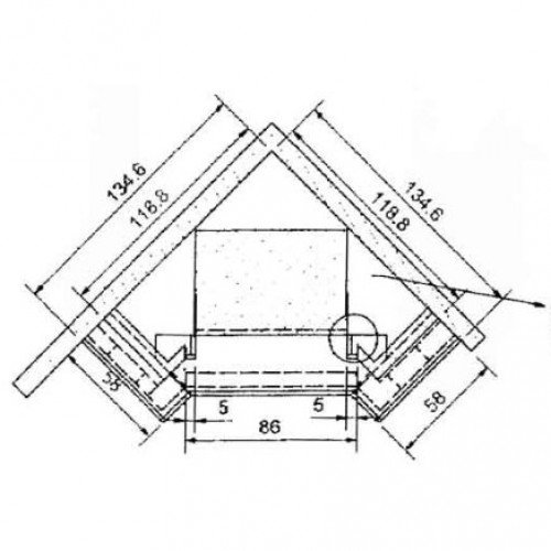 Каминная облицовка Fugar FR-220_3 Каминная облицовка Fugar FR-220_3