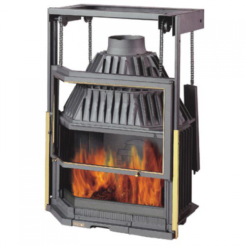 Каминная топка Laudel 850 Relevable prisma левосторонняя (призматик контргруз)_0 Каминная топка Laudel 850 Relevable prisma левосторонняя (призматик контргруз)_0