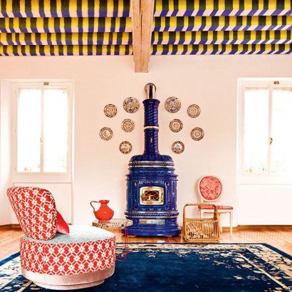 Печь Corsara, blue L7 (Sergio Leoni)_0 Печь Corsara, blue L7 (Sergio Leoni)_0