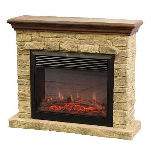 RealFlame Halton Castle 26 очаг Moonblaze Deluxe бежевый фронтальный_0 RealFlame Halton Castle 26 очаг Moonblaze Deluxe бежевый фронтальный_0