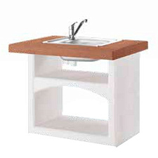 Модуль раковина, серый гранит (Palazzetti) Модуль раковина, серый гранит (Palazzetti)