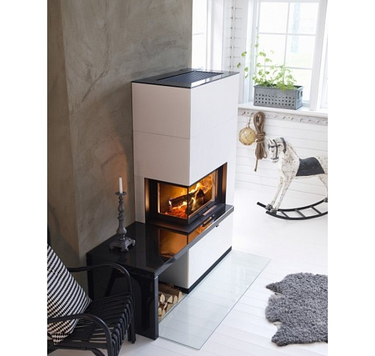 Артстоун, черные боковые панели, Contura i 41a_7 Артстоун, черные боковые панели, Contura i 41a_7