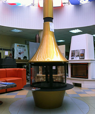 Камин Lorena, центральный, RAL Dorado (Traforart) Камин Lorena, центральный, RAL Dorado (Traforart)