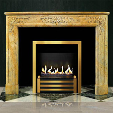 Биокамин в мраморном портале Firezo Realtà Firezo Realtà