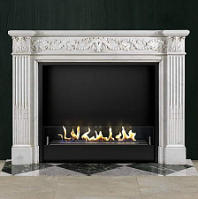 Биокамин в мраморном портале Firezo Stile Di Arte Firezo Stile Di Arte