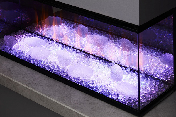 Трехсторонний электрокамин с обогревом BRITISH FIRES New Forest 870 with Signature logs - 870 мм_9 Трехсторонний электрокамин с обогревом BRITISH FIRES New Forest 870 with Signature logs - 870 мм_9