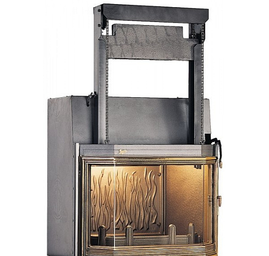 Топка Seguin prestige hexa 7 с открытием двери в сторону и вверх, с дефлектором_1 Топка Seguin prestige hexa 7 с открытием двери в сторону и вверх, с дефлектором_1