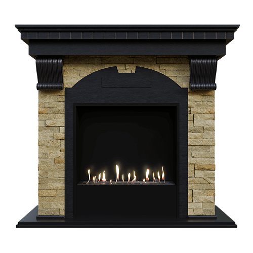 Firezo Dublin Венге, Сланец Белый_1 Firezo Dublin Венге, Сланец Белый_1