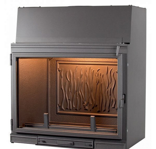 Топка Seguin super 8 с открытием двери в сторону и вверх, с дефлектором_3 Топка Seguin super 8 с открытием двери в сторону и вверх, с дефлектором_3