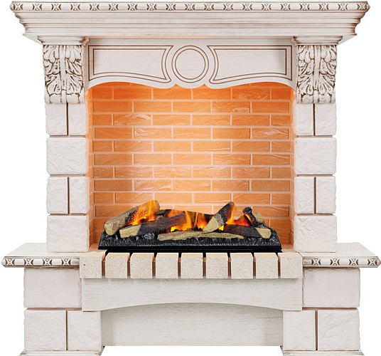 Dimplex Pierre Luxe очаг Cassette 600 LNH-INT (с дровами) слоновая кость/шампань_0 Dimplex Pierre Luxe очаг Cassette 600 LNH-INT (с дровами) слоновая кость/шампань_0