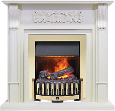 Каминокомплект Dimplex Venice очаг Danville Brass FB2 фактурный белый Dimplex Venice очаг Danville Brass FB2 фактурный белый