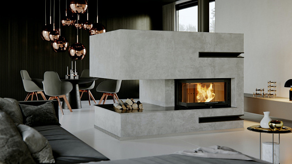 Каминная топка Defro Home Intra SM BL Slim G_4 Каминная топка Defro Home Intra SM BL Slim G_4