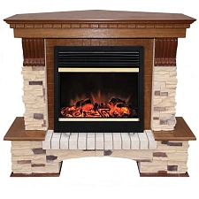 Электрический каминокомплект Royal Flame Pierre Luxe угловой сланец с очагом Jupiter FX brass Royal Flame Pierre Luxe угловой сланец с очагом Jupiter FX brass