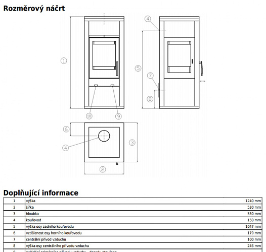 Печь-камин Quadro_1 Печь-камин Quadro_1