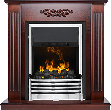 Каминокомплект Dimplex Lumsden очаг Flagstaff махагон коричневый антик Dimplex Lumsden очаг Flagstaff махагон коричневый антик