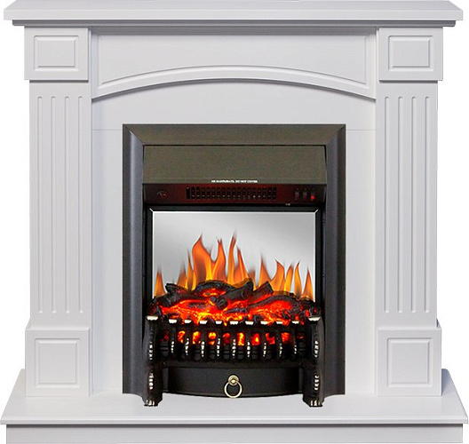 Royal Flame Boston с очагом Fobos FX M Black Белый_0 Royal Flame Boston с очагом Fobos FX M Black Белый_0