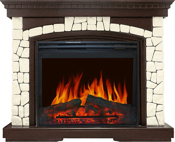 Royal Flame Glasgow очаг Jupiter FX темный дуб/белый_0 Royal Flame Glasgow очаг Jupiter FX темный дуб/белый_0