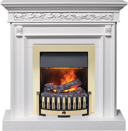 Dimplex Valletta очаг Danville Brass FB2 орех_1 Dimplex Valletta очаг Danville Brass FB2 орех_1