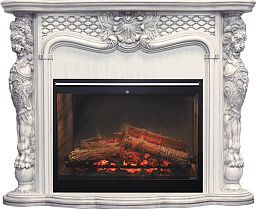 Каминокомплект Dimplex Castle очаг Symphony 30 DF3020-INT слоновая кость с темной патиной Dimplex Castle очаг Symphony 30 DF3020-INT слоновая кость с темной патиной