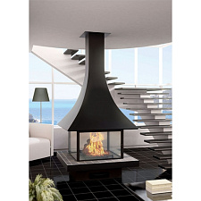 Камин JC Bordelet Julietta 985 centrale vitree (центральный, с закрытым очагом) Камин JC Bordelet Julietta 985 centrale vitree (центральный, с закрытым очагом)