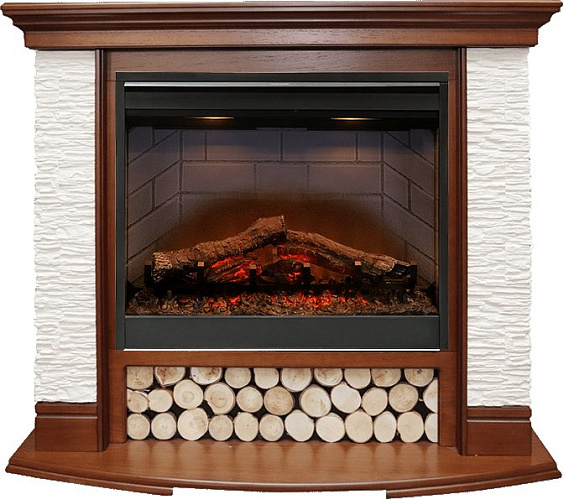 Dimplex Country очаг Symphony 26 DF2608-INT орех/сланец белый_0 Dimplex Country очаг Symphony 26 DF2608-INT орех/сланец белый_0