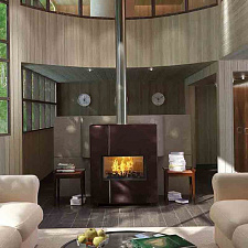 Печь-камин XS01 Chocolat, шоколад (Axis) Печь-камин XS01 Chocolat, шоколад (Axis)