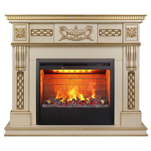 RealFlame Corsica 26 очаг 3D Helios 26 белый дуб_1 RealFlame Corsica 26 очаг 3D Helios 26 белый дуб_1