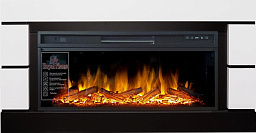 Каминокомплект Royal Flame Modern очаг Vision 42 LOG LED белый с черным Royal Flame Modern очаг Vision 42 LOG LED белый с черным