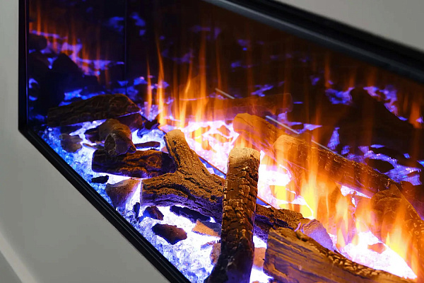 Трехсторонний электрокамин с обогревом BRITISH FIRES New Forest 1900 with Signature logs - 1900 мм_6 Трехсторонний электрокамин с обогревом BRITISH FIRES New Forest 1900 with Signature logs - 1900 мм_6