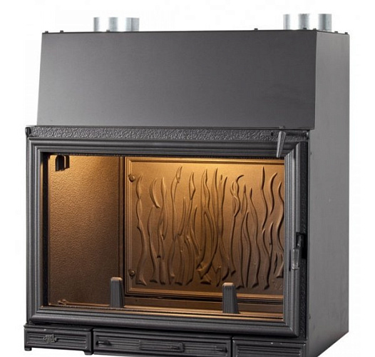 Топка sunflam с открытием двери в сторону и вверх, с дефлектором_6 Топка sunflam с открытием двери в сторону и вверх, с дефлектором_6