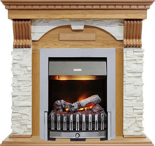 Dimplex Dublin очаг Danville Chrome FB2 темный дуб/сланец_2 Dimplex Dublin очаг Danville Chrome FB2 темный дуб/сланец_2