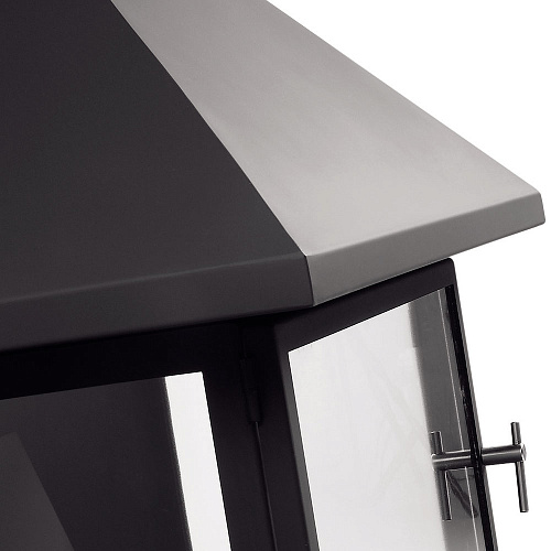 Камин Vulcano, без стекла, полка-сталь, черный (Traforart)_2 Камин Vulcano, без стекла, полка-сталь, черный (Traforart)_2