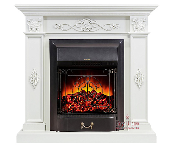 Royal Flame Derby очаг Majestic FX Brass old silver_3 Royal Flame Derby очаг Majestic FX Brass old silver_3